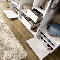 Guardaroba Grande Bianco in Legno Nobilitato
