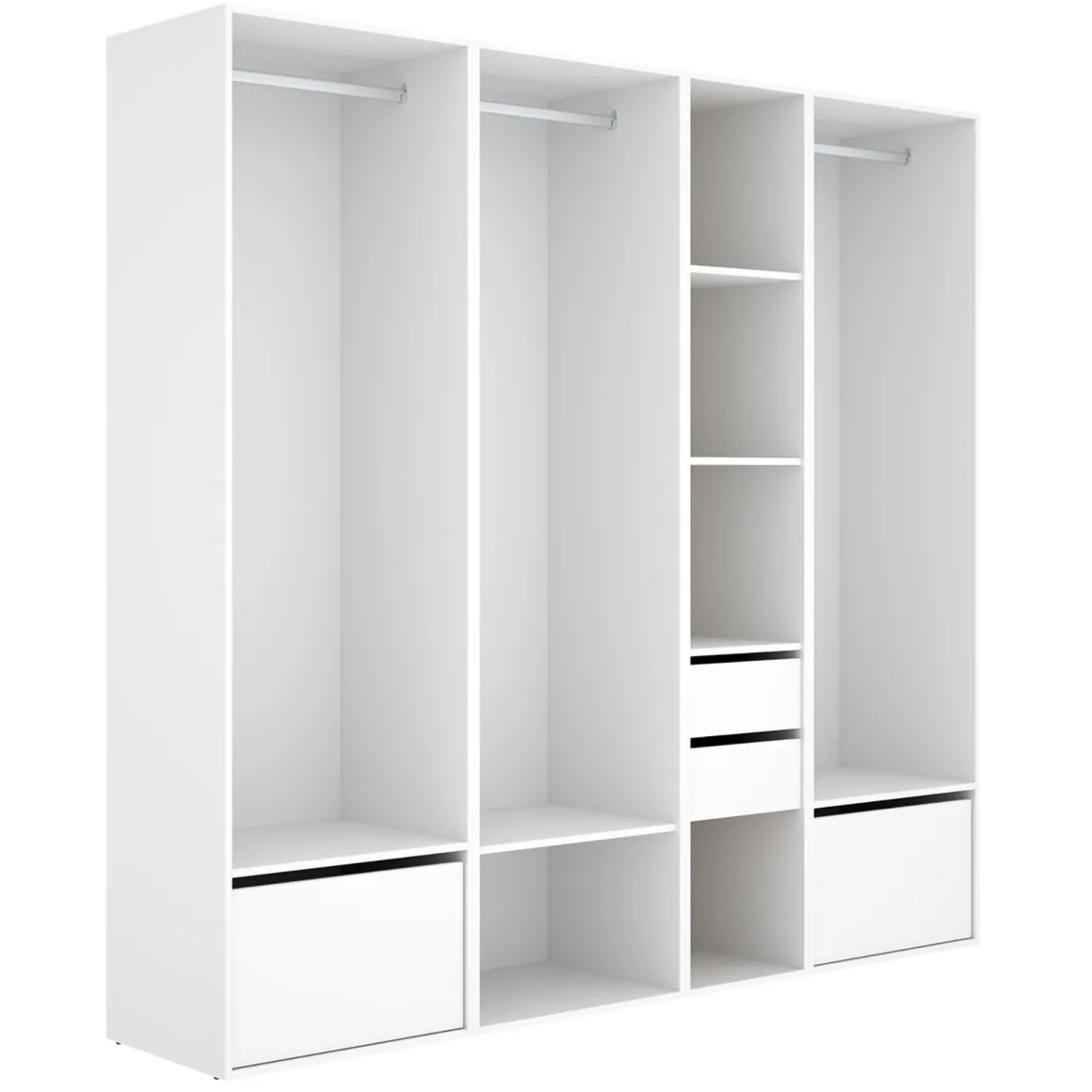 Guardaroba Grande Bianco in Legno Nobilitato