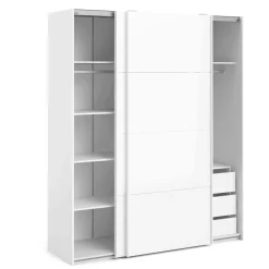 Guardaroba grande bianco lucido 182x220h cm - London