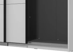 Guardaroba Grande Bianco Opaco 2 Ripiani Appendiabiti 195x218h cm, 2 Ante - Cariano