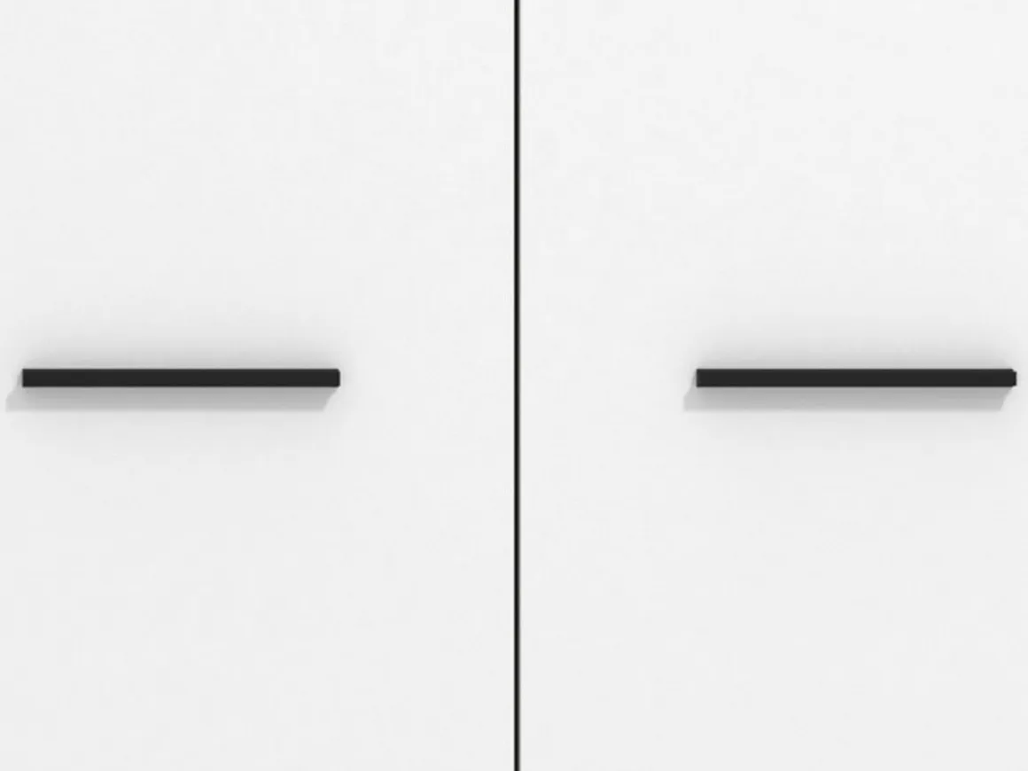 Altri Guardaroba > Dmora Guardaroba Grande Bianco Opaco Marrone Rovere Nodi Appendiabiti 6 Ripiani 262.5x224h cm, 3 Ante - Carasco Marrone Rovere Nodi, Bianco Opaco