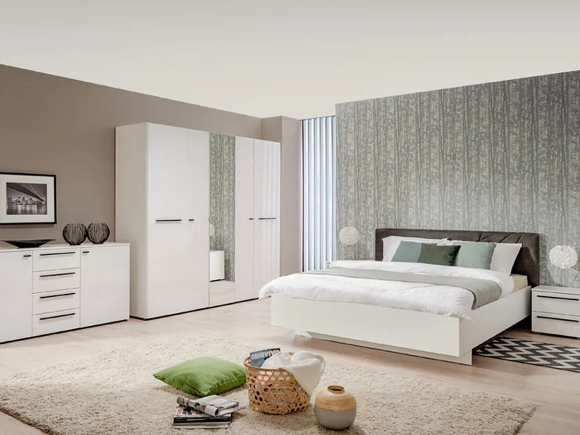Altri Guardaroba > Dmora Guardaroba Grande Bianco Opaco Trasparente Appendiabiti 6 Ripiani 262.5x224h cm, Apertura Scorrevole - Carasco Trasparente, Bianco Opaco