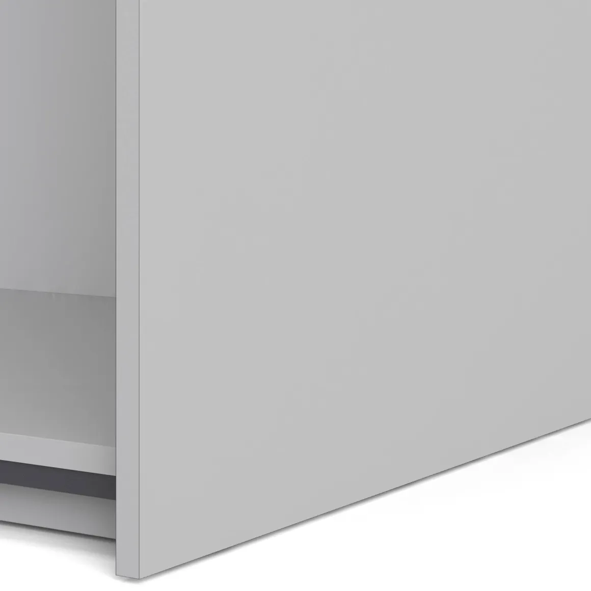 Guardaroba Grande Bianco 2 Ripiani Appendiabiti 182x200h cm, 4 Vani - Neive