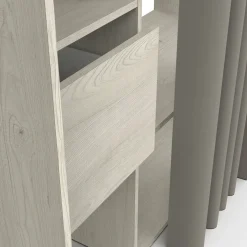 Guardaroba grande con appendiabiti rovere 119x183h cm - Elettori