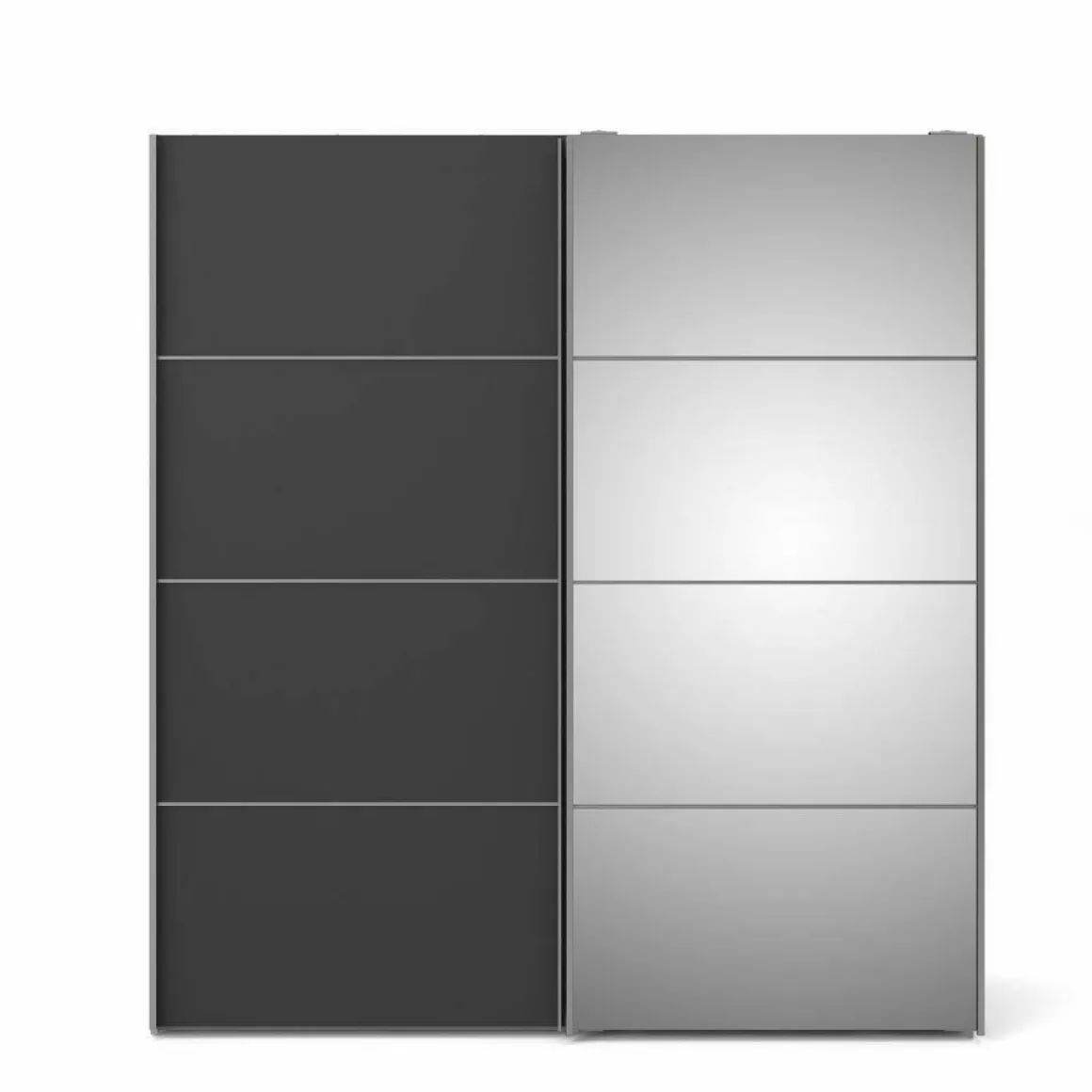 Guardaroba in legno bianco e grigio 182x201h cm - Angri