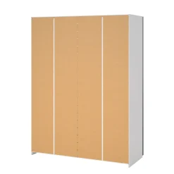 Guardaroba in legno bianco e rovere 150x200h cm - Seraphine