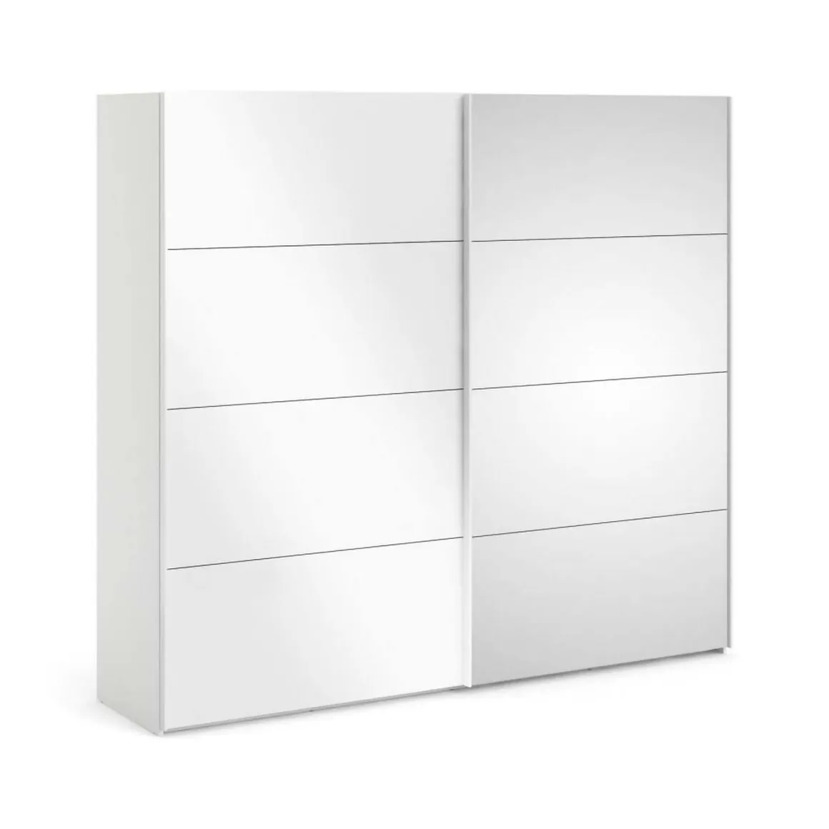 Guardaroba 2 Ante > Dmora Guardaroba in legno 77x200h cm - Apollina Bianco Lucido