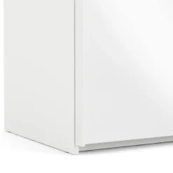 Guardaroba 2 Ante > Dmora Guardaroba in legno 77x200h cm - Apollina Bianco Lucido