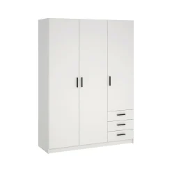 Guardaroba in legno bianco 147x200h cm - Simeon