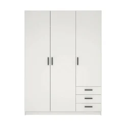 Guardaroba in legno bianco 147x200h cm - Simeon