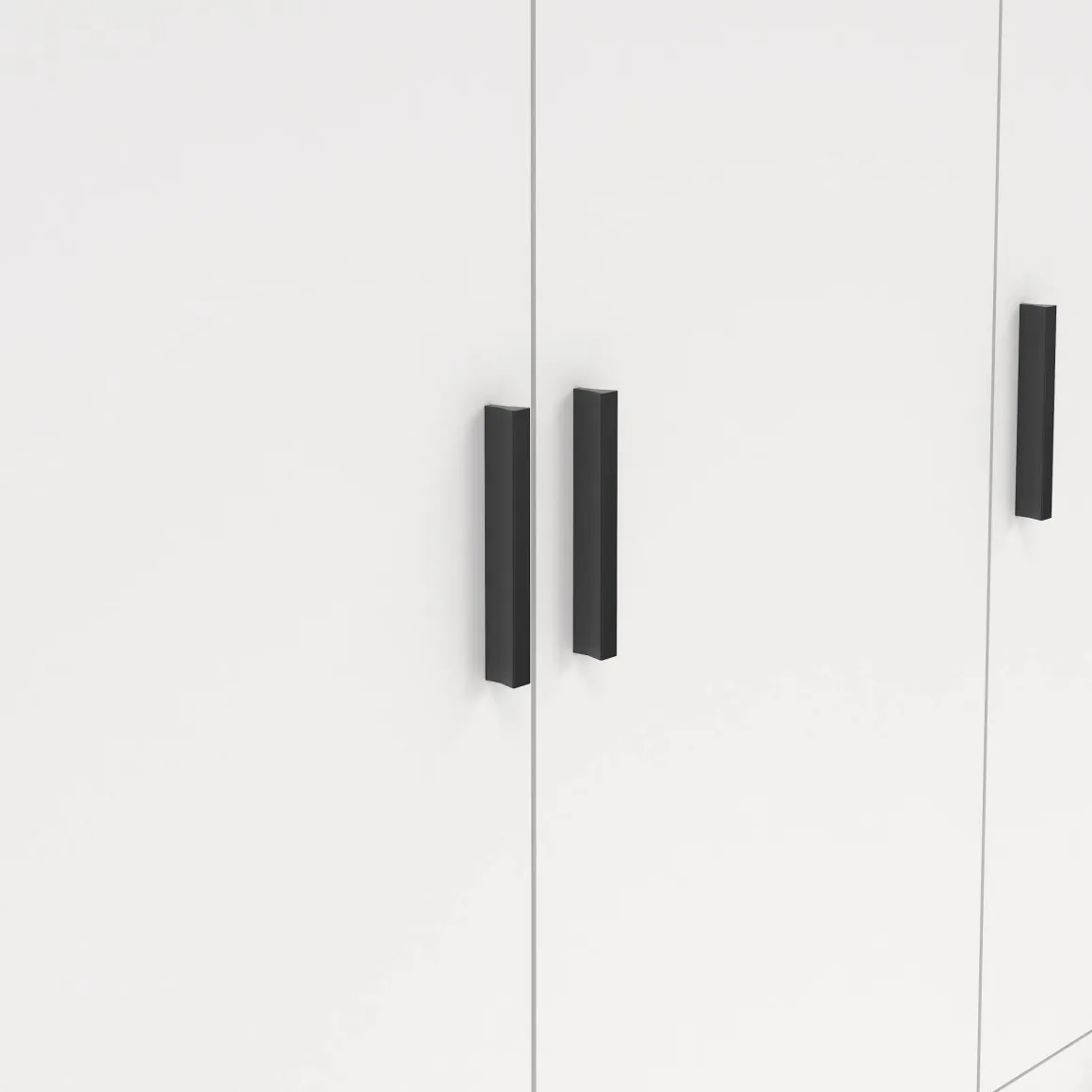 Guardaroba in legno bianco 147x200h cm - Simeon