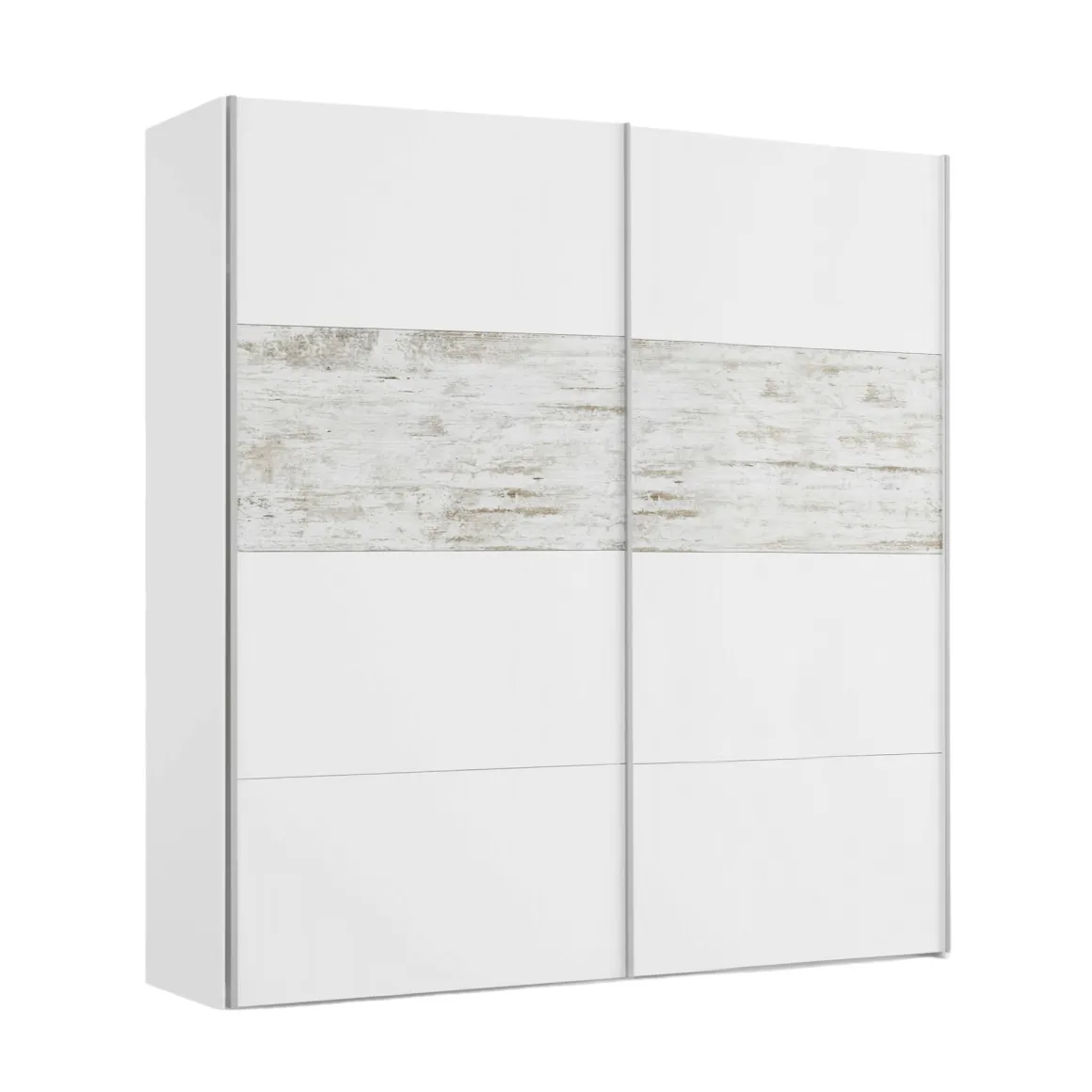 Altri Guardaroba > Dmora Guardaroba in legno 207x183h cm - Gaja Bianco