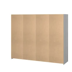 Guardaroba 2 Ante > Dmora Guardaroba in legno 74x214h cm - Buriasco Bianco