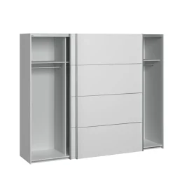Guardaroba 2 Ante > Dmora Guardaroba in legno 74x214h cm - Buriasco Bianco