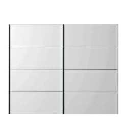 Guardaroba in legno bianco 242x201h cm - Acerno