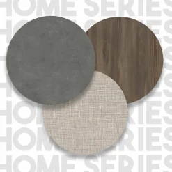 Altri Guardaroba > Dmora Guardaroba in legno marrone e grigio 207x183h cm - Gaja Grigio, Marrone
