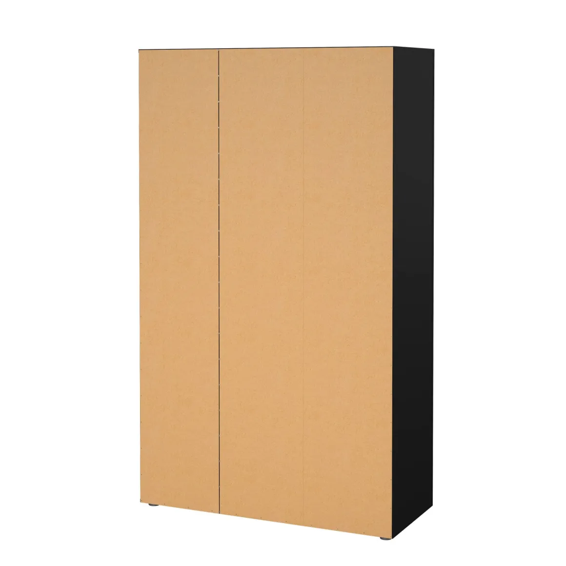 Guardaroba in legno nero 118x200h cm - Albacore