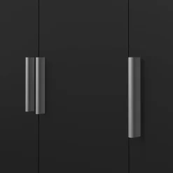 Guardaroba in legno nero 118x200h cm - Albacore
