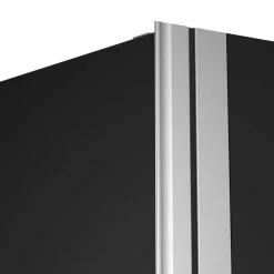 Guardaroba in legno nero 250x218h cm - Acciano