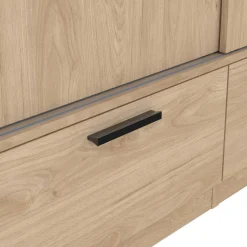 Guardaroba in legno rovere 121x200h cm - Kammuri