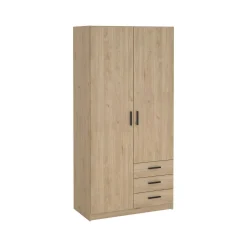 Guardaroba in legno rovere 98x200h cm - Sultani