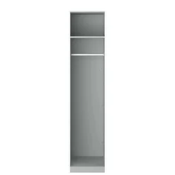 Guardaroba piccolo salvaspazio bianco 58x218h cm - Kaihime