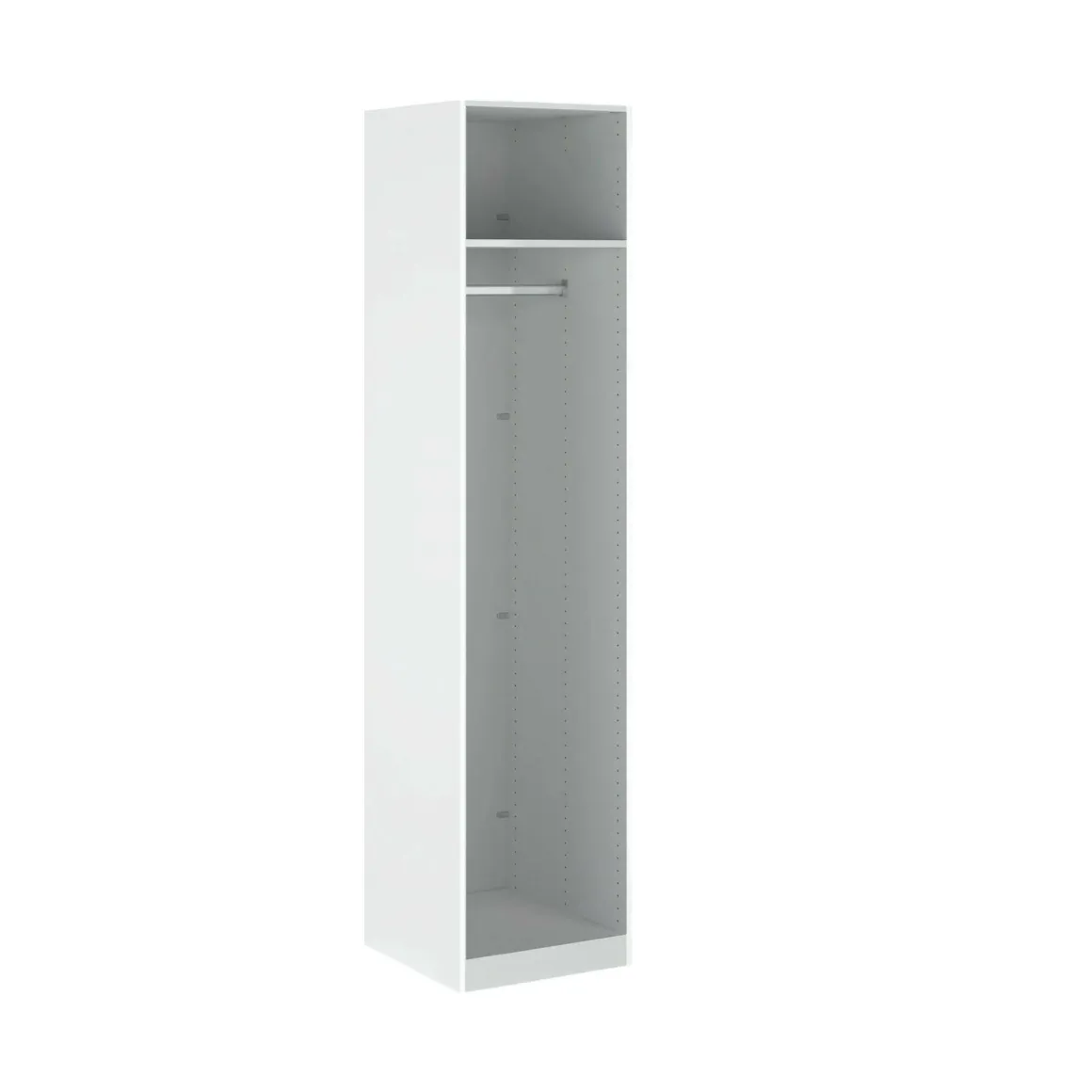 Guardaroba piccolo salvaspazio bianco 58x218h cm - Kaihime