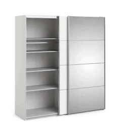 Guardaroba 5 ripiani bianco 182x201h cm - Cerreto