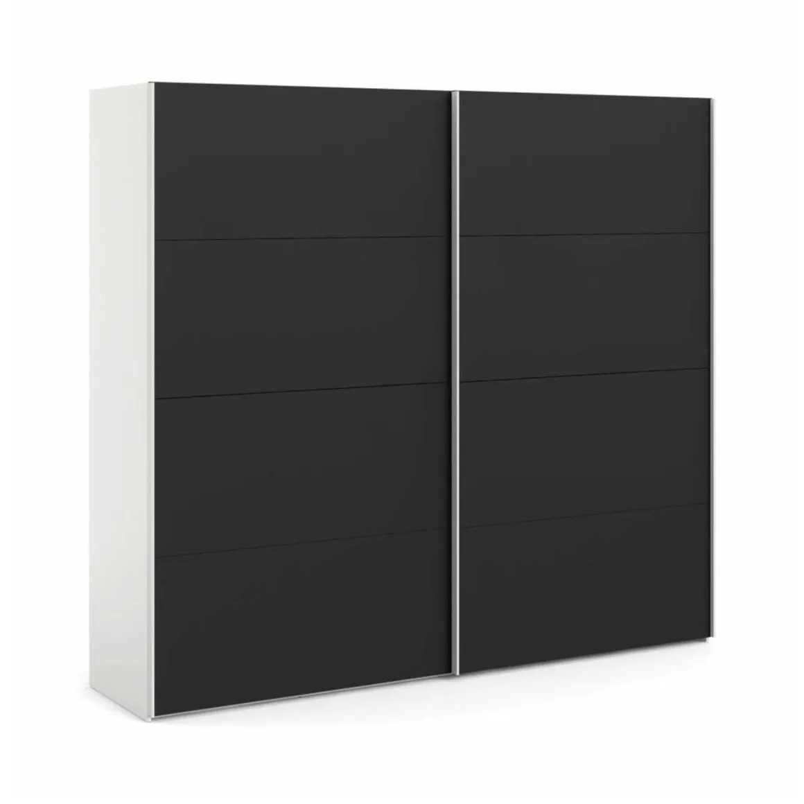 Guardaroba salvaspazio bianco e nero 242x220h cm - Kauri