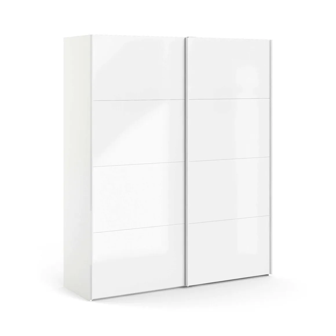 Guardaroba salvaspazio bianco lucido 182x220h cm - Portlouis