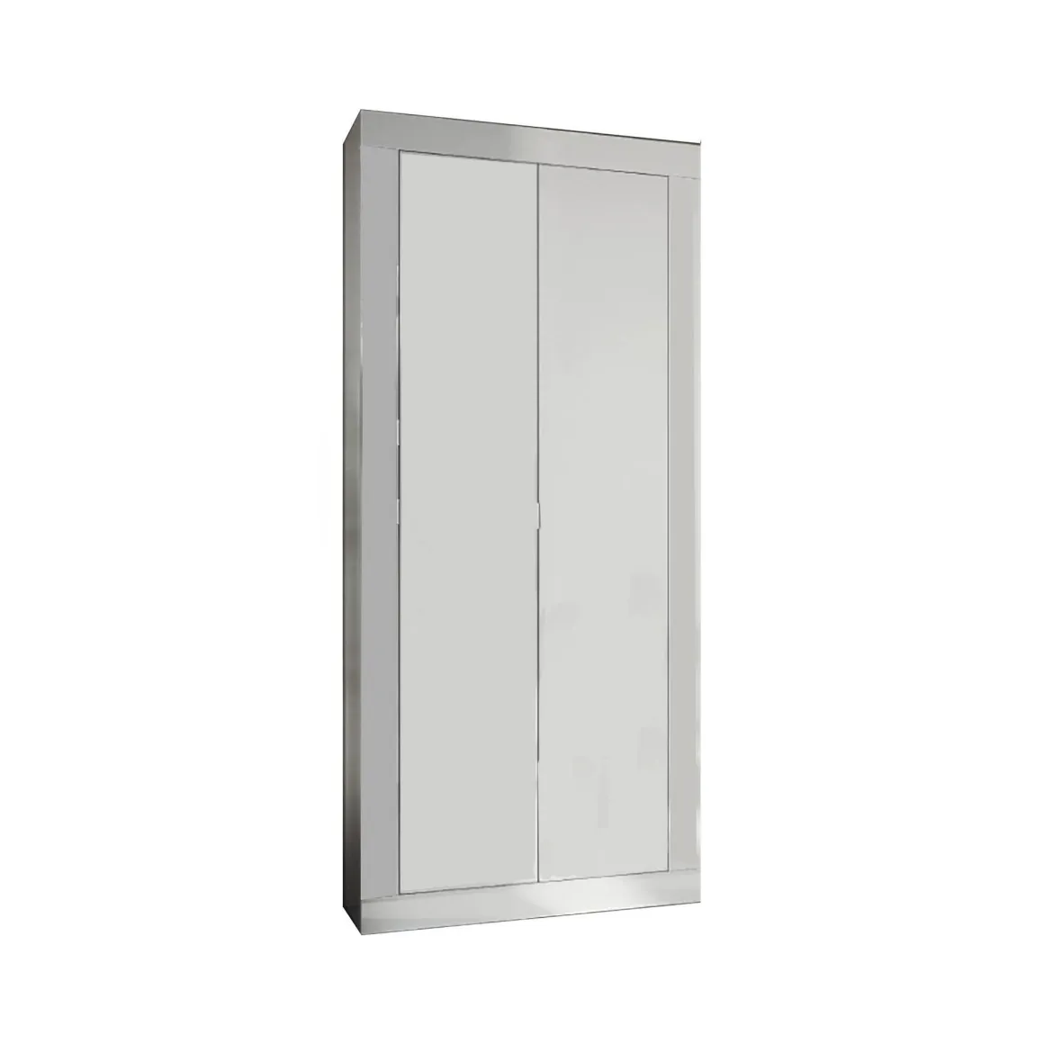 Guardaroba salvaspazio bianco lucido 78x185h cm - Contea