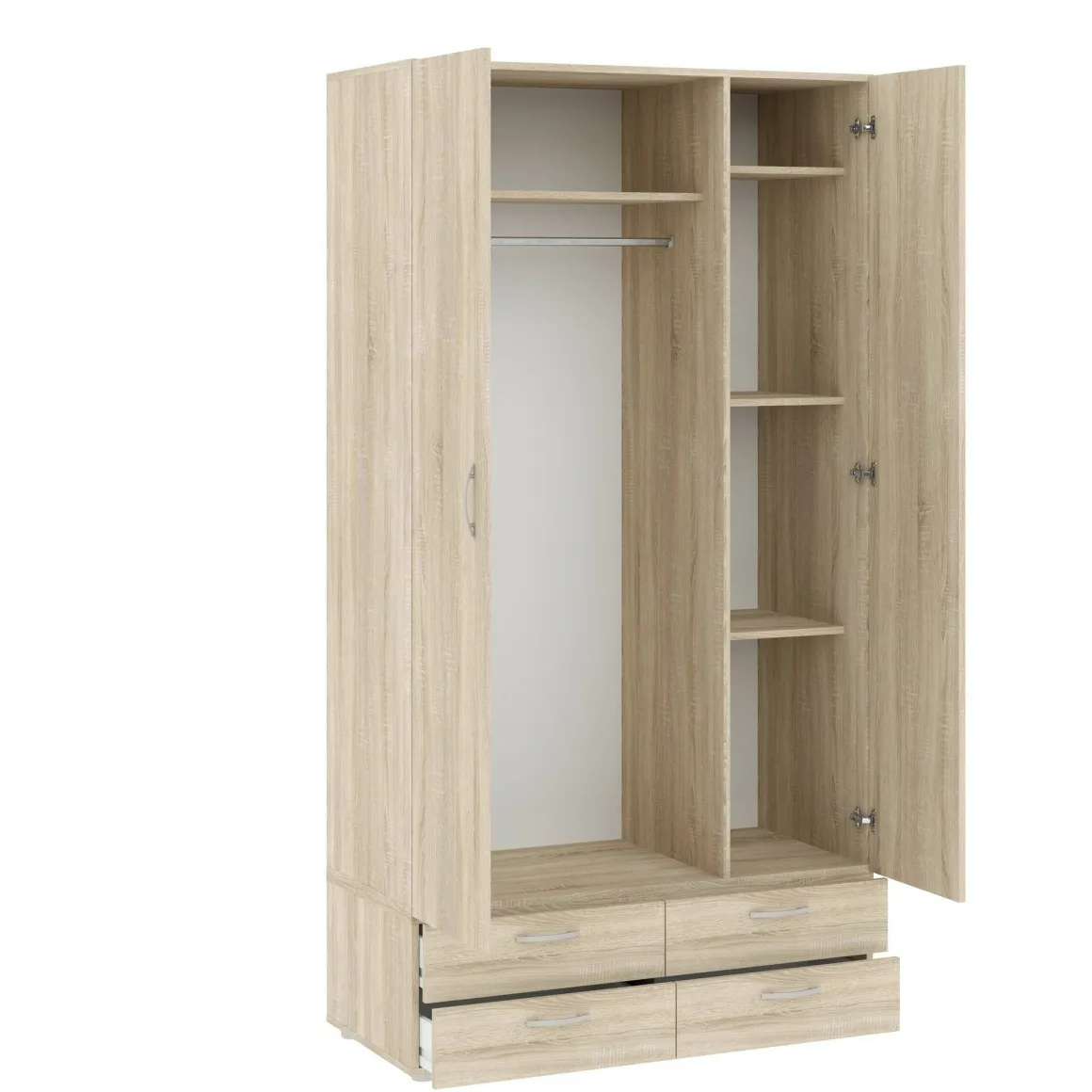 Guardaroba salvaspazio rovere 110x214h cm - Randazzo
