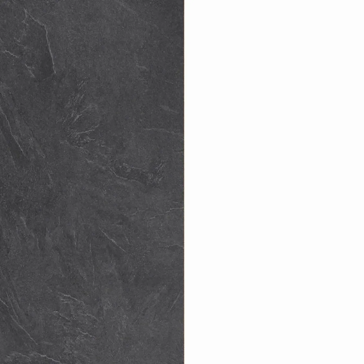 Cucina|Mobili Dispensa > Dmora Isola cucina con piano lavoro ampio 160x90x90h cm bianca lucida e ardesia - Abern Grigio Ardesia, Bianco Lucido