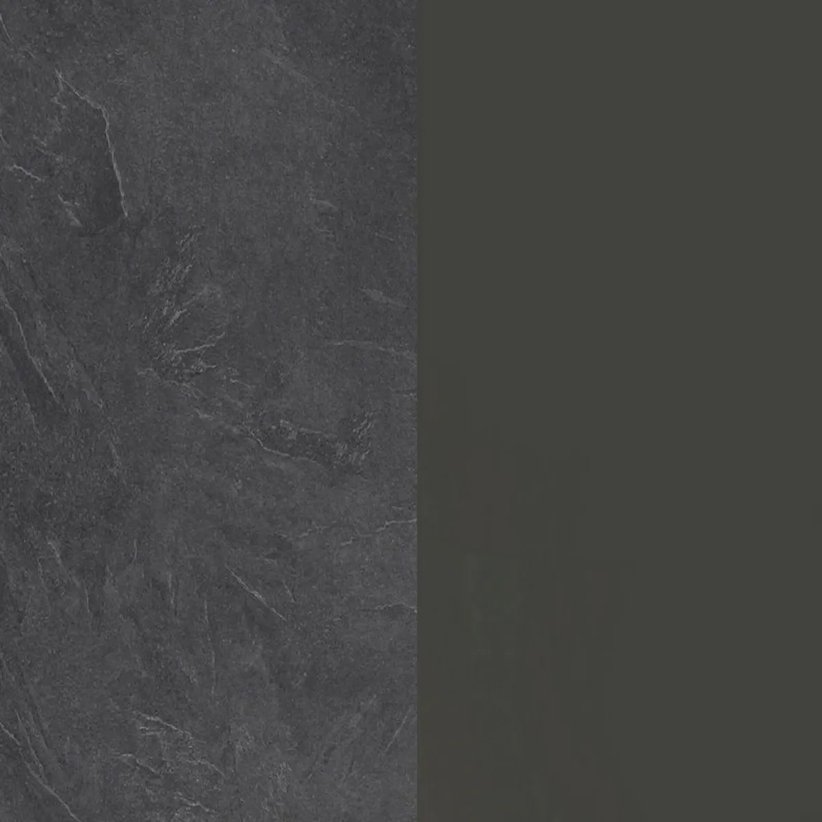 Cucina|Mobili Dispensa > Dmora Isola cucina minimal con ante 155x90x90h cm antracite e ardesia - Tartaro Grigio Ardesia, Nero Antracite