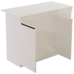 Isola da Cucina Bianco 2 Ripiani 2 Ante 120x60x88h cm, 4 Vani - Corsico