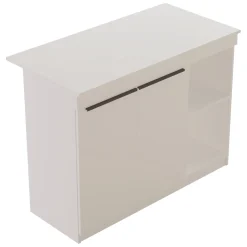 Isola da Cucina Bianco 2 Ripiani 2 Ante 120x60x88h cm, 4 Vani - Corsico