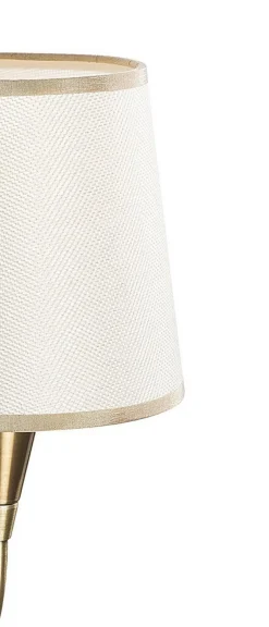 Lampada da Parete Bianco oro Attacco e 27 max 40 w Indoor, Colore Struttura oro - Lucoli