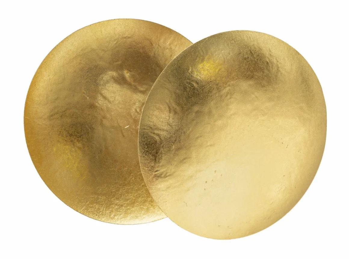 Lampada da parete Cautano, 26x26 h13 cm, Oro