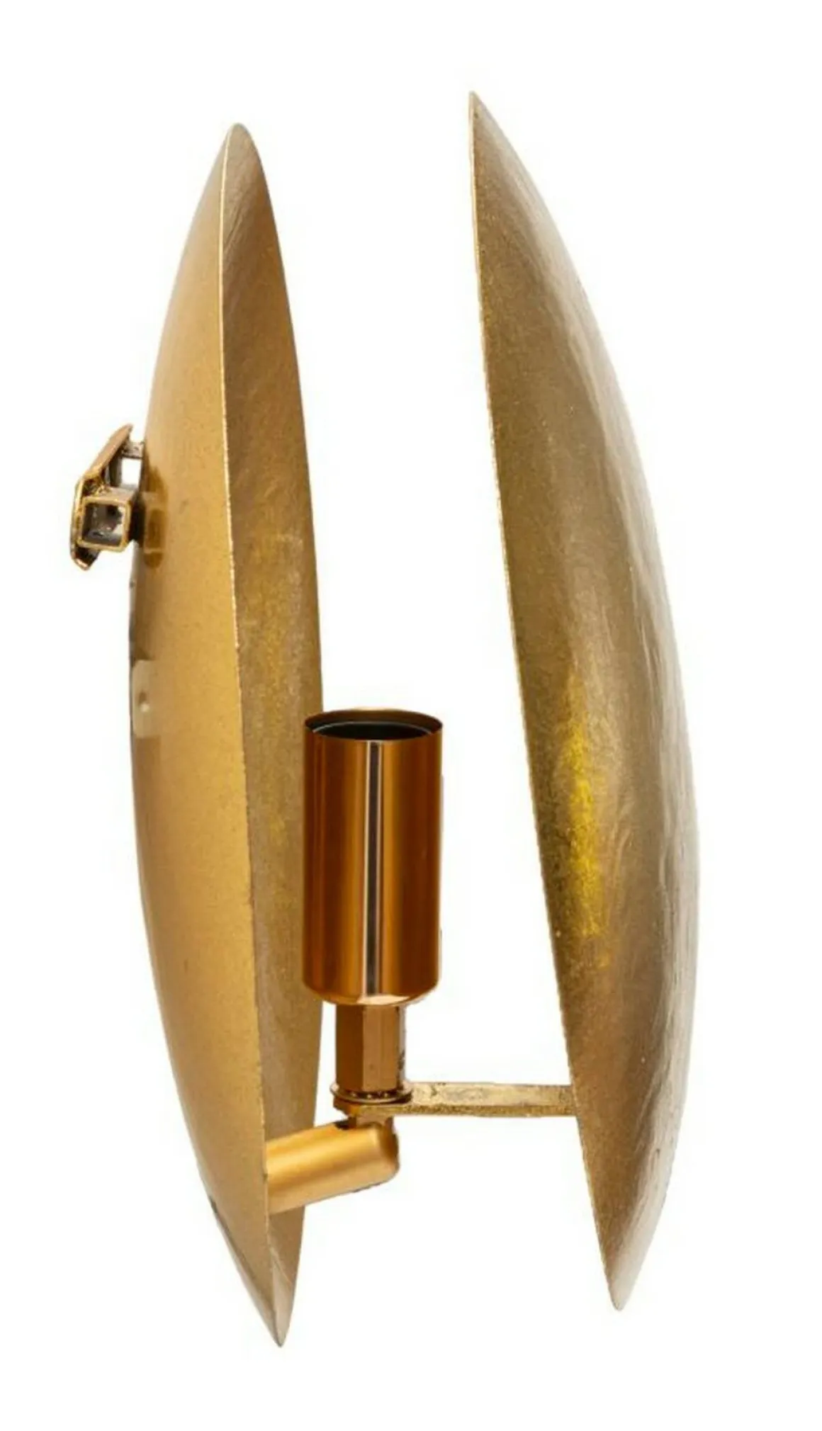 Lampada da parete Cautano, 26x26 h13 cm, Oro