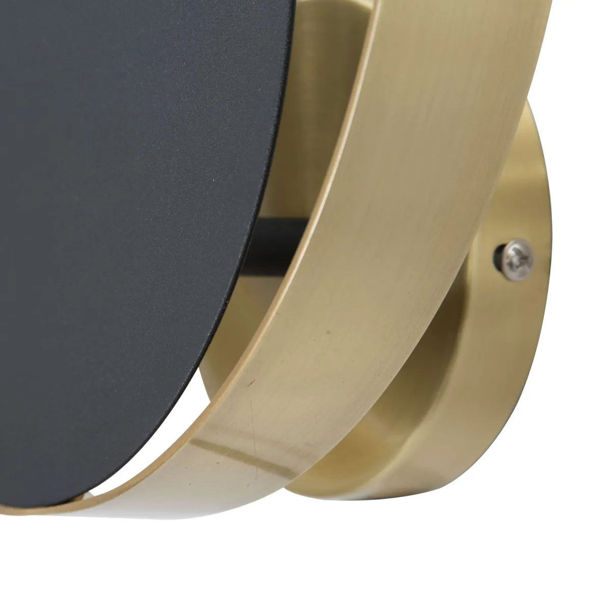 Lampade Da Parete > Dmora Lampada da Parete Nero oro Necessarie 2 Lampadine Attacco e14, Indoor - Buzios Oro, Nero