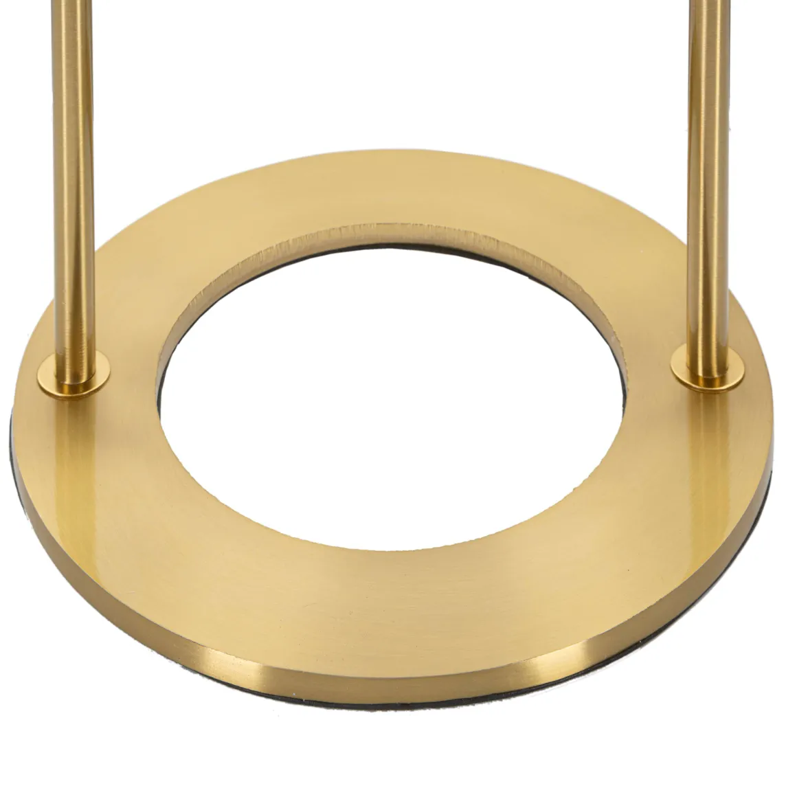 Lampade Da Tavolo > Dmora Lampada da Tavolo Bianco Opaco oro Necessaria 1 Lampadina Attacco e14, Interruttore Manuale - Kizhi Oro, Bianco Opaco