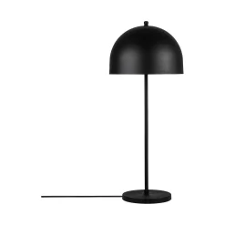Lampada da Tavolo Nero Paralume Attacco e 14 max 40 w, Interruttore Connessione Diretta - Latiano