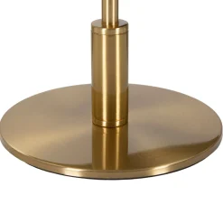Lampada da Tavolo oro Bianco Necessaria 1 Lampadina Attacco e27, Paralume - Bala