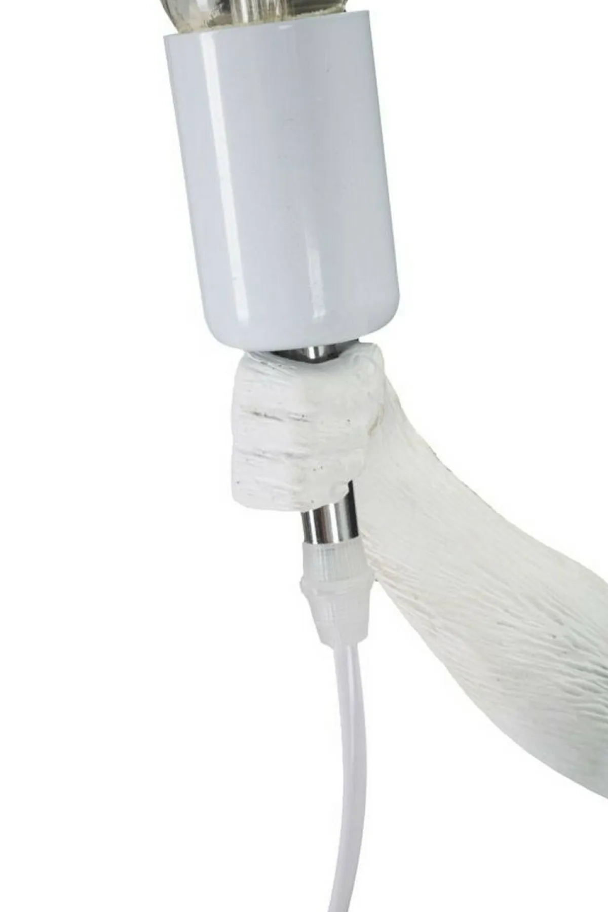 Lampade Da Tavolo > Dmora Lampada da tavolo Piet, 26x34 h55 cm, Bianco