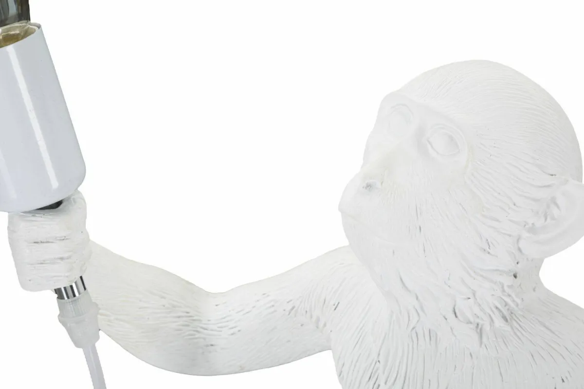 Lampade Da Tavolo > Dmora Lampada da tavolo Piet, 26x34 h55 cm, Bianco