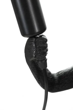 Lampada da tavolo Piet, 26x34 h55 cm, Nero