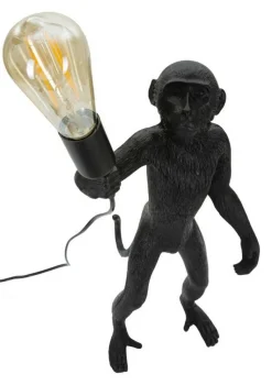 Lampada da tavolo Piet, 26x34 h55 cm, Nero