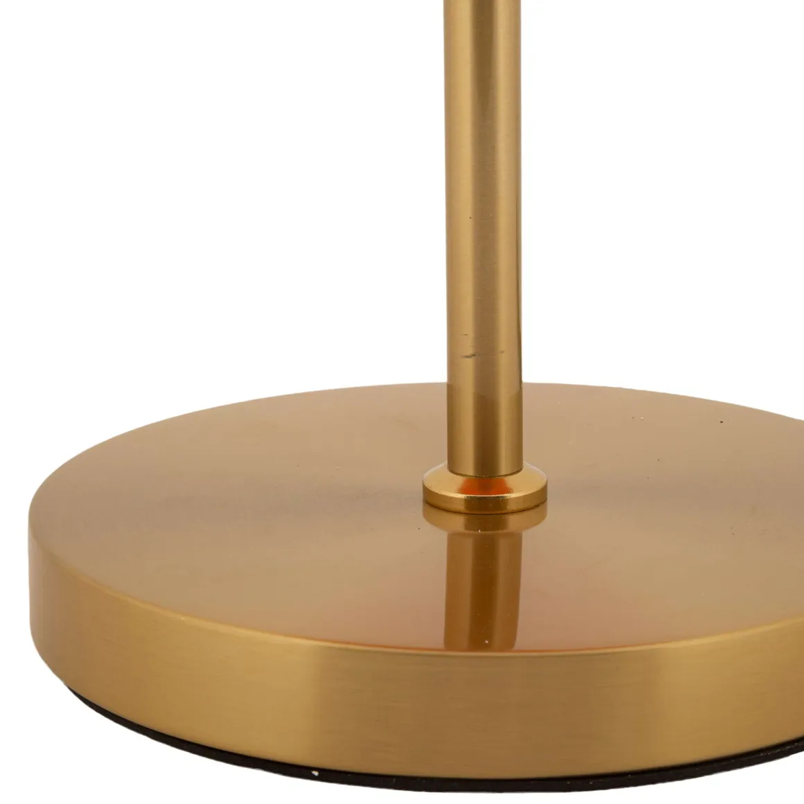 Lampada da Tavolo Rosso oro Necessaria 1 Lampadina Attacco e27, Paralume - Ptuj