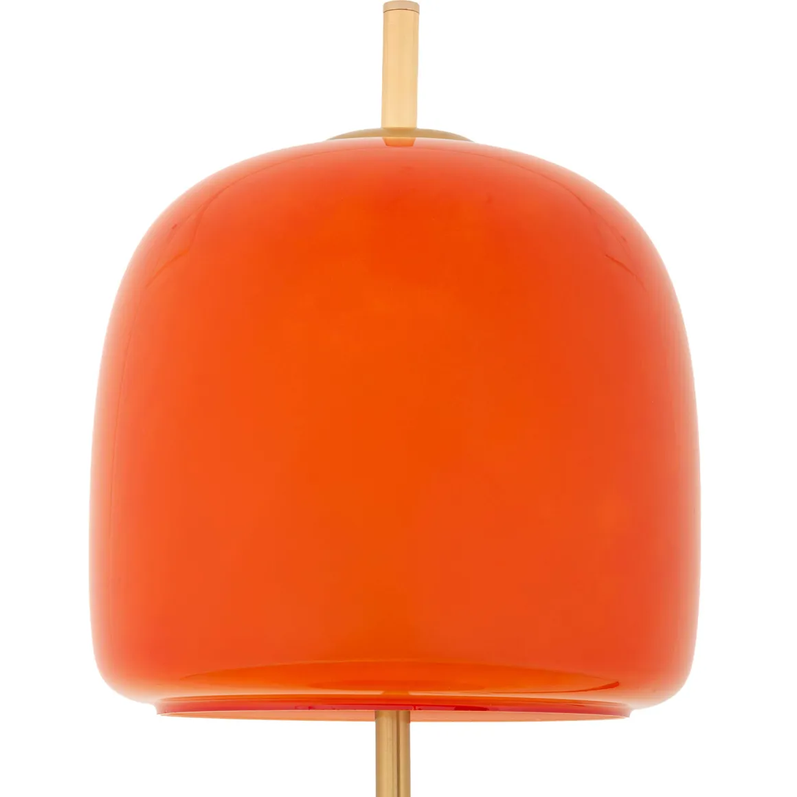 Lampada da Tavolo Rosso oro Necessaria 1 Lampadina Attacco e27, Paralume - Ptuj