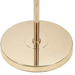 Lampada da Terra Bianco oro Necessaria 1 Lampadina Attacco e27, Paralume - Skagwa